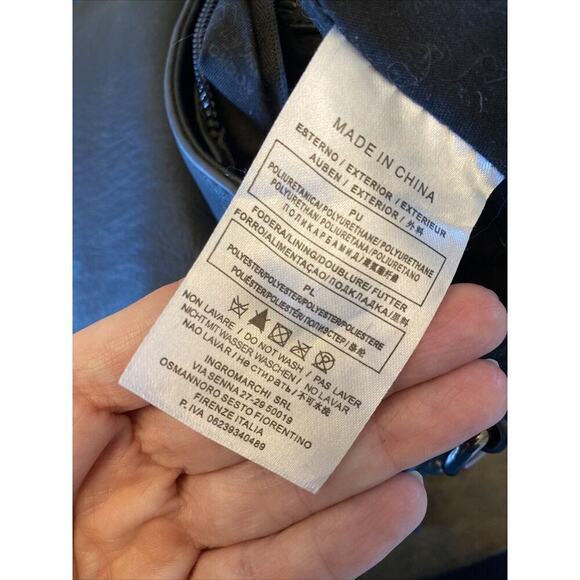 Darcy Marks London‎ Vegan Leather Black Backpack Purse Bag 12x12x5” - Picture 6 of 7